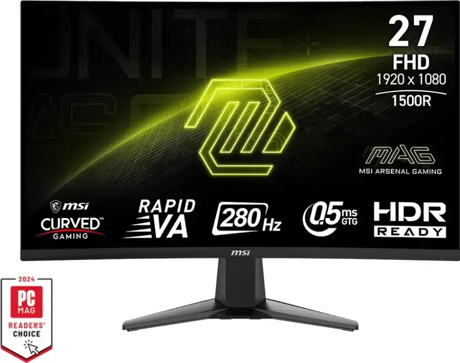 Monitor MSI MAG 274CXF - 27", Rapid VA Curve 1500R, Full HD, 0.5ms, 280Hz