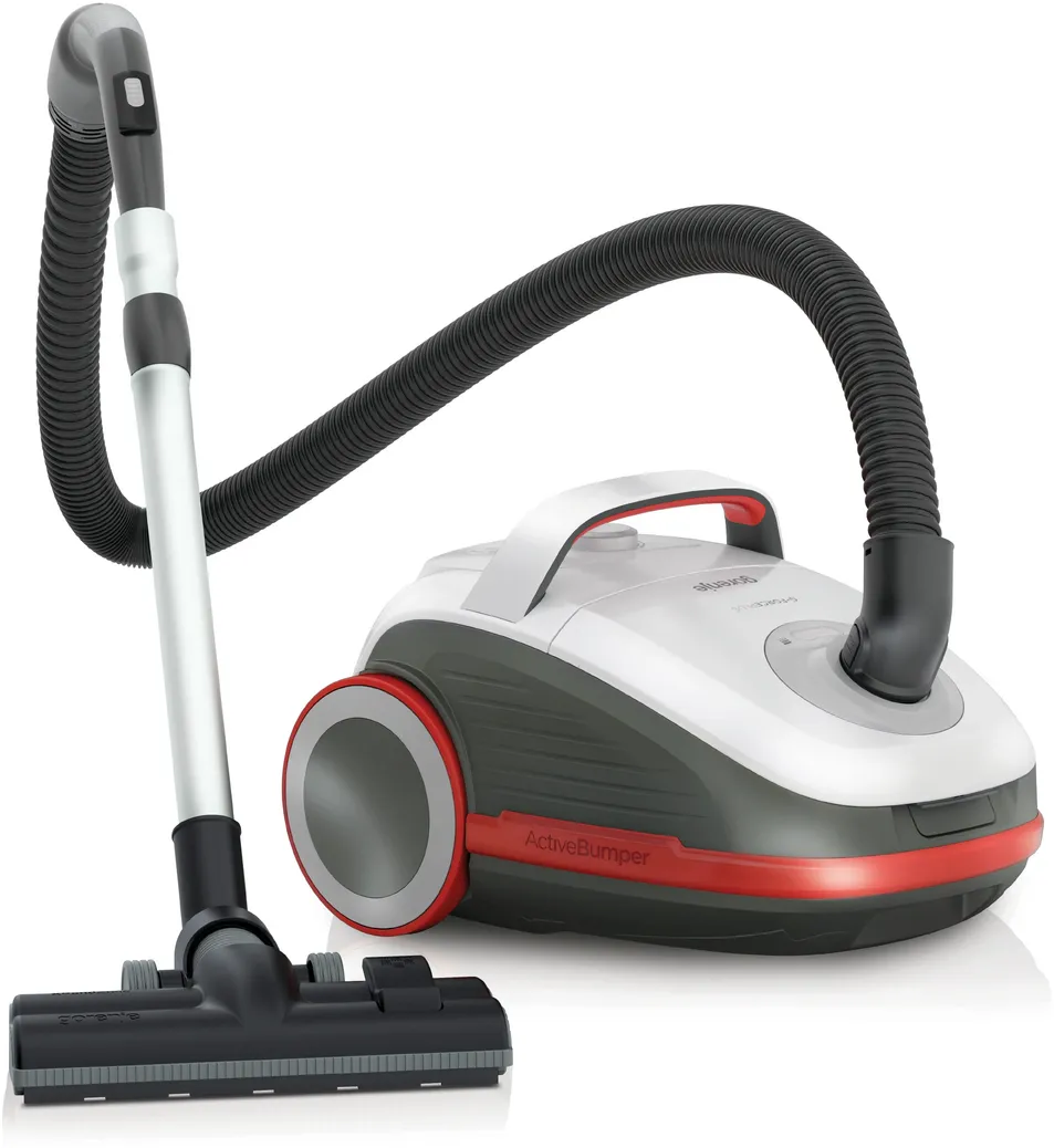 Aspirator GORENJE VCEA21GPLW cleaner, Bagged, Power 700 W, Dust Container 3 L, Working radius 8 m, White