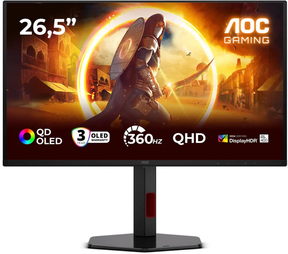 Monitor AOC AOC Gaming Q27G4SDR 27", 2560x1440/0.03ms/250cd/m², HDMI, DisplayPort, Headphone Out