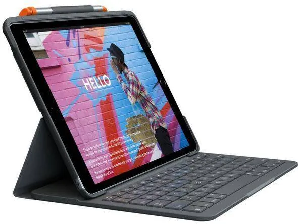 LOGITECH Husa cu tastatura Slim Folio pentru iPad (7th gen) / iPad Air (3rd gen), Black