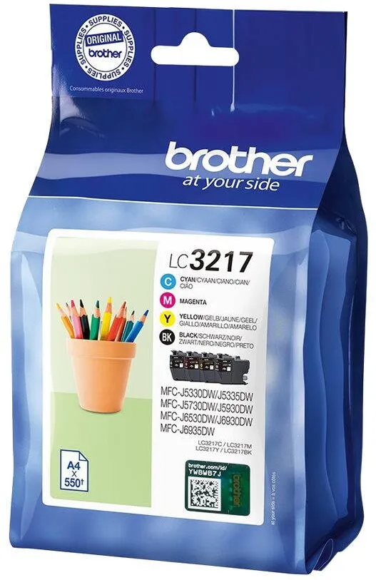 Cartus Imprimanta Brother LC3217 Inkjet Cartridge 4-color Multipack