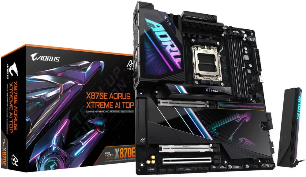 Placa de Baza GIGABYTE Placa de baza Gigabyte X870E AORUS XTREME AI TOP, Socket AM5, DDR5, ATX