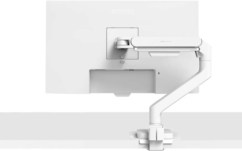 Brat ergonomic pentru monitor BenQ BSH02 alb VESA 100x100 pana la 20 kg