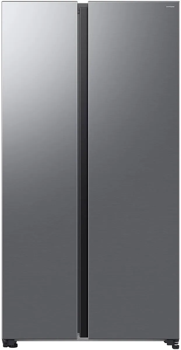 Samsung Side by side Samsung RS70F65QETEO, 659 l, SmartThings AI Energy, Full No Frost, Mono Cooling, Compresor Digital Inverter, Clasa E, H 178.4 cm, Inox