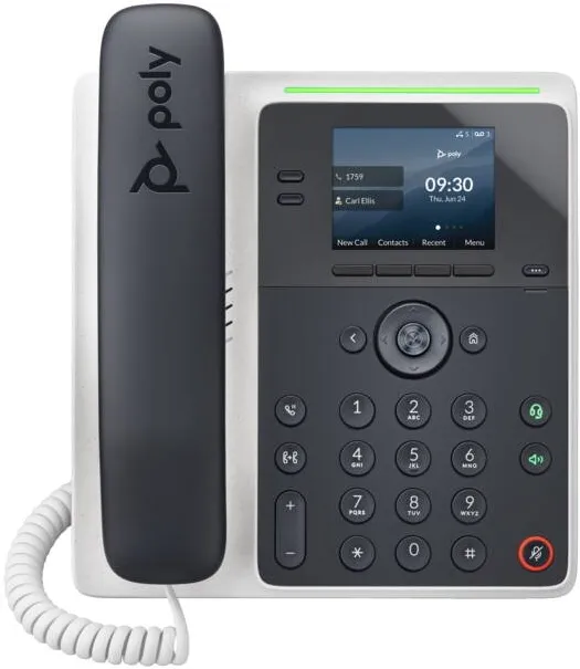 Telefon Fix Poly Telefon IP Poly-HP Edge E100 si activat pentru PoE (82M86AA)