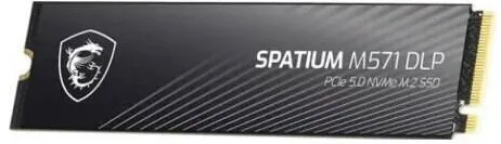 SSD MSI SSD MSI Spatium M571, 2TB, M.2 2280, PCIe Gen5 x4, NVMe