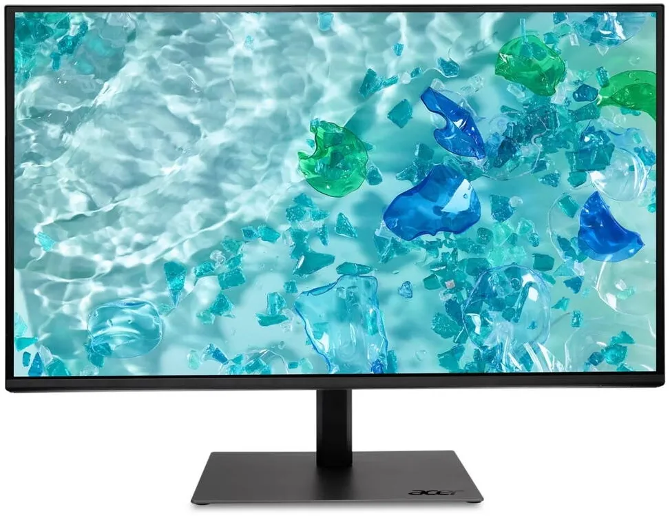 Monitor Acer Monitor IPS LED, Acer, 27", B277Gb, Full HD 1920 x 1080, VGA, HDMI, DIsplayPort, Boxe, 120 Hz, Negru