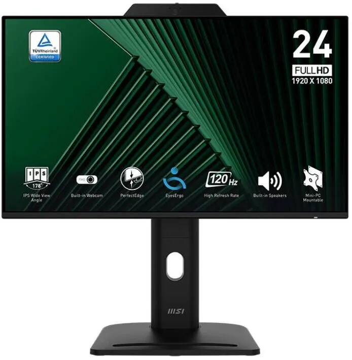 Monitor MSI Monitor Msi PRO MP242PMG, 23,8", Full HD, 120Hz, Negru