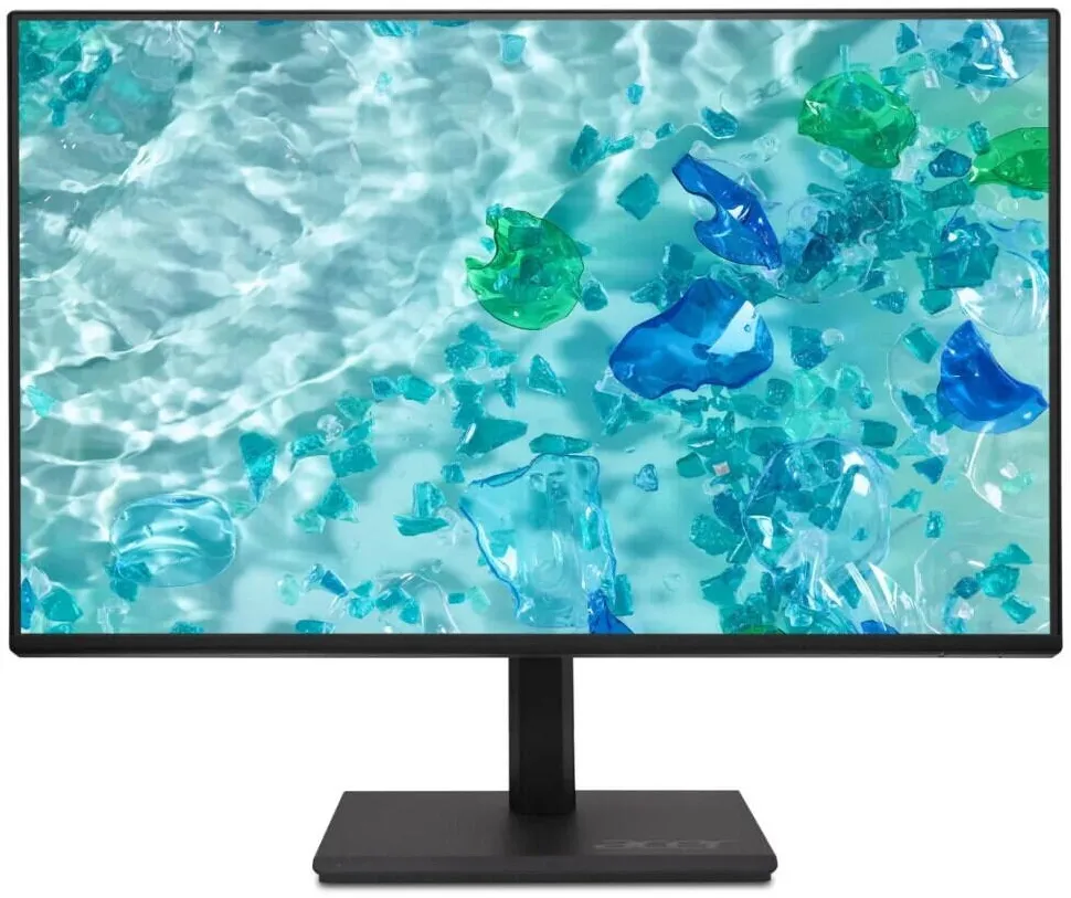 Monitor Acer Monitor IPS LED Acer 27" B277UGb, QHD 2560 x 1440, HDMI, DisplayPort, Boxe, Pivot, 20 Hz, 4 ms Negru