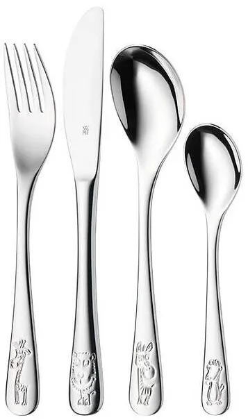 WMF Set 4 tacamuri pentru copii WMF, Inox, Argintiu