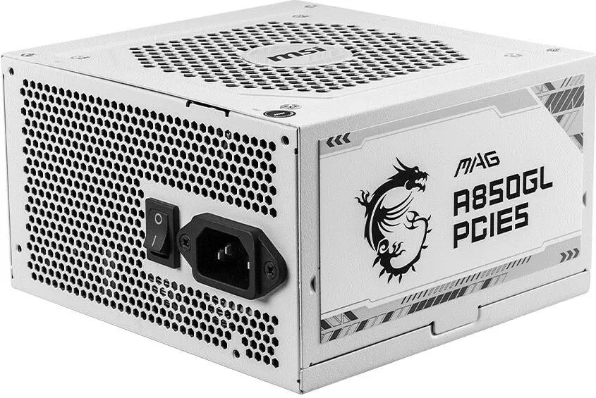 Sursa PC MSI MAG A850GL PCIE5 White, 80+ Gold, 850W