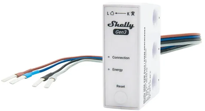 Shelly Contor de energie WiFi 3EM-63W Gen3 1/3 canal (model cu fir)