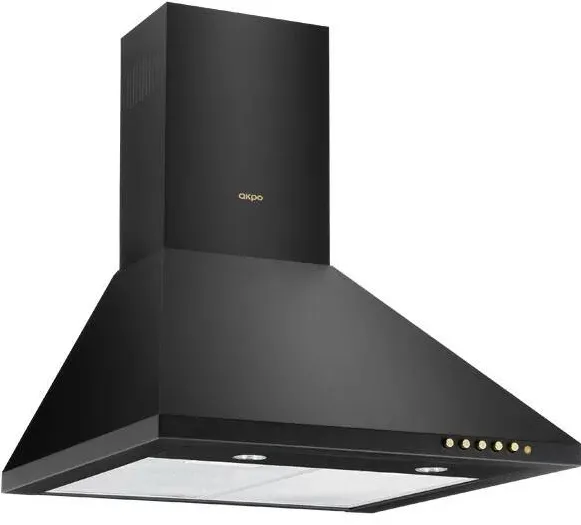 Hota de perete AKPO WK-4 Classic GOLD 60 cm negru