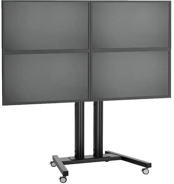 Suport TV / Monitor VOGEL'S Stand VideoWALL Vogel's cu baza mobila 2x2, maxim 30 de kgr per display, maxim 50 inchi per display