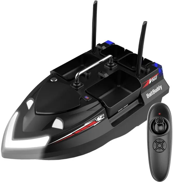 Flytec V802 12000mah bait boat (negru)