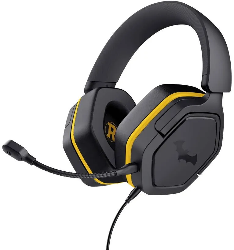 Casti Over-Head TRUST Trust 25784 headphones/headset Wired Head-band Gaming Black, Yellow