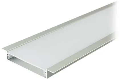 V-TAC Profil aluminiu pentru banda LED 2M 50MM x 10MM - argintiu