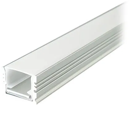 V-TAC Profil aluminiu pentru banda LED 2M 17MM x 14MM - argintiu