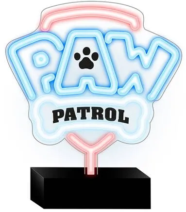Generic NEON LED PAW PATROL LOGO