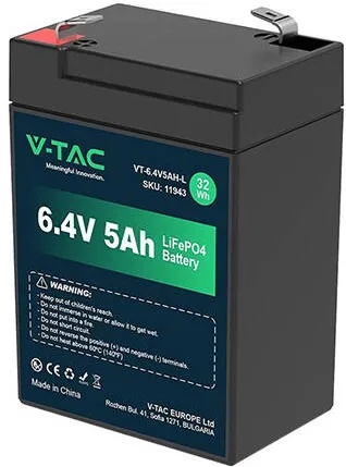 V-TAC Acumulator lithium 6.4V 5AH 70X47X99MM