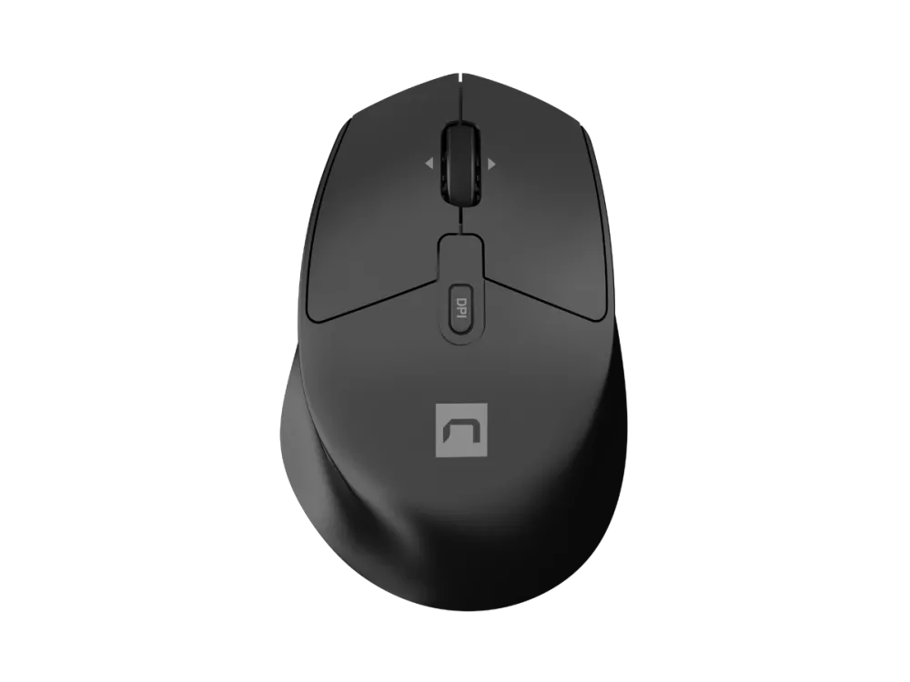 Mouse Natec Natec Kite 400DPI, Wireless, Optical, Silent Tilt Wheel, Black