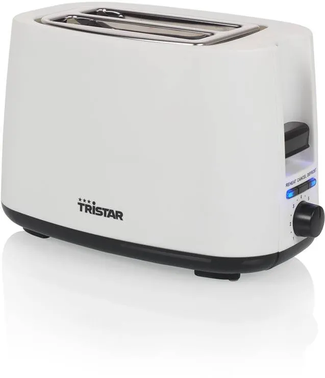TRISTAR BR-1055 2 Slot Toaster, 7 adjustable settings, 750 W, White