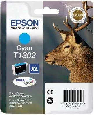 Cartus Imprimanta Epson CYAN C13T13024012 10,1ML ORIGINAL EPSON STYLUS SX525WD
