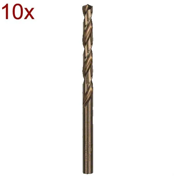 Bosch Metal twist drill HSS-Co, DIN 338,  7.0mm (10 pieces, working length 69mm)