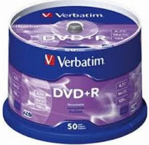 VERBATIM DVD+R x 50 - 4.7 GB - storage media