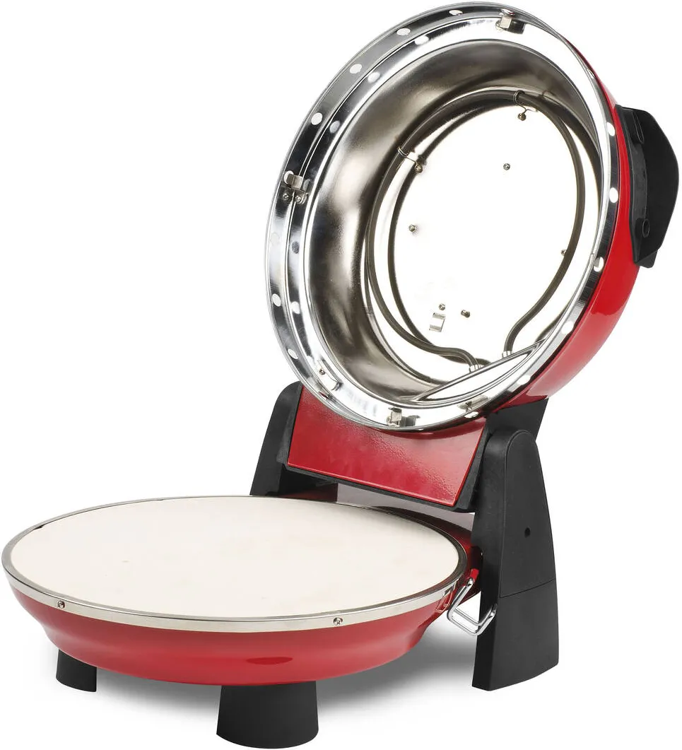 G3Ferrari Aparat de facut pizza G10032, 1200 W, 31 cm, rosu