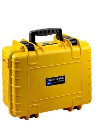 B&W Copter Case Type 4000 Y yellow w. DJI Mavic Air 2 Inlay 4000/Y/MAVICA2