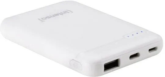 Intenso Baterie externa XS5000, 5000 mAh, 1x USB, 1x USB-C, 2.1A, White