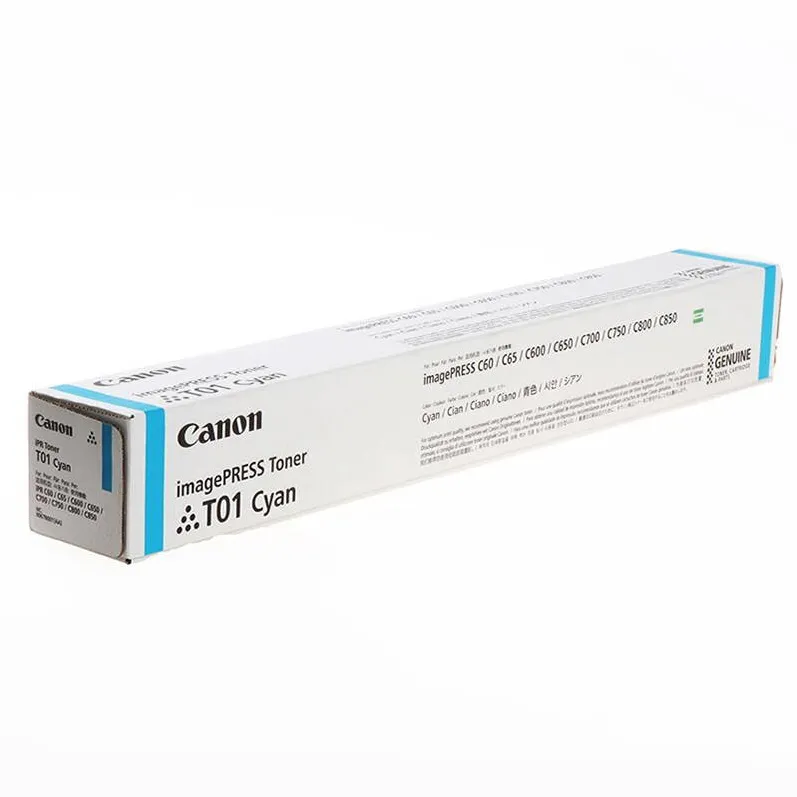 Toner imprimanta Canon T01 Cyan