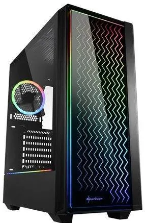 Carcasa PC Sharkoon RGB LIT 200 ATX 1xGlas Negru