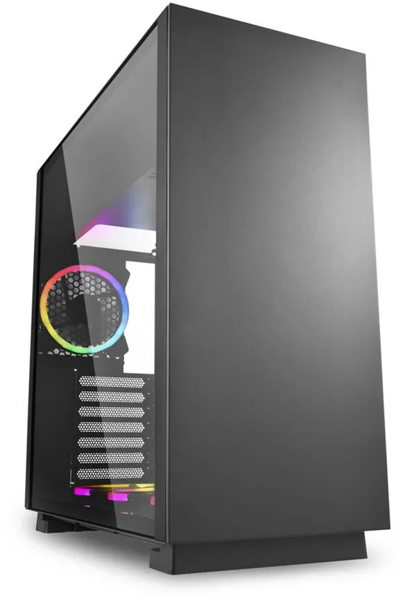Carcasa PC Sharkoon Pure Steel RGB ATX/E-ATX 1xGlas Negru