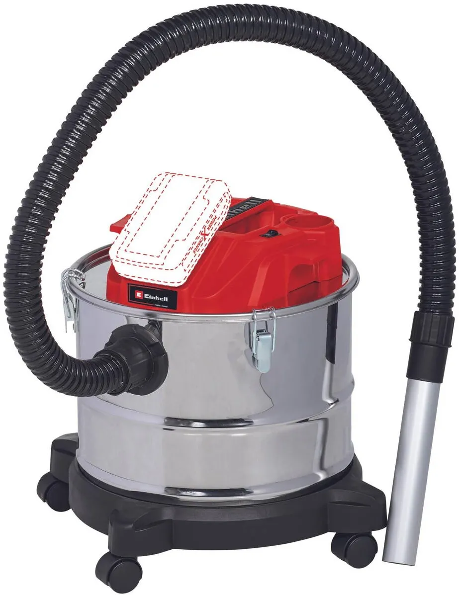 Aspirator Einhell TE-AV 18/15 Li C-Solo, ash Aspirator (silver/red, without battery and charger)