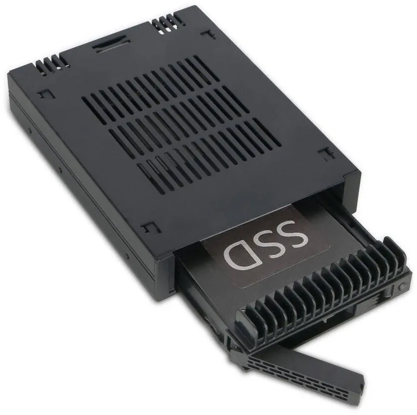 Rack ICY Dock 1x2.5" SATA/SAS in 1x3.5" bay mobile rack screwless