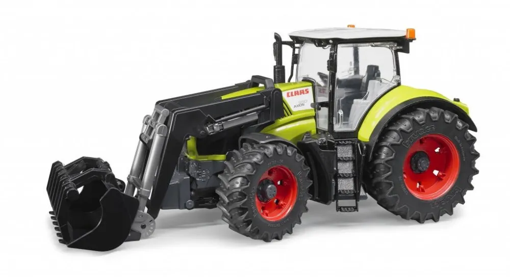 Masinuta cu Telecomanda BRUDER Tractor Claas Axi on 950 with frontloader