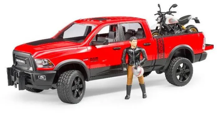 Masinuta BRUDER Pojazd Dodge RAM 2500 Power wagon z motorem Ducati