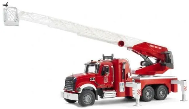 Masinuta BRUDER MACK Granite Fire engine with ladder