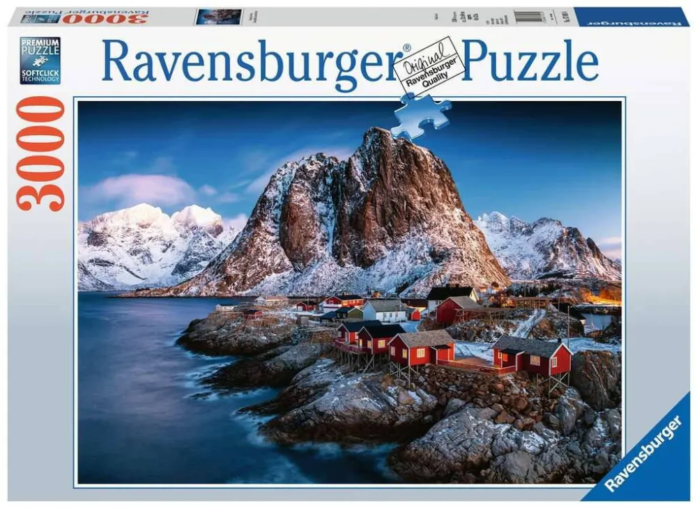 Puzzle Ravensburger Hamnoy, Lofoty