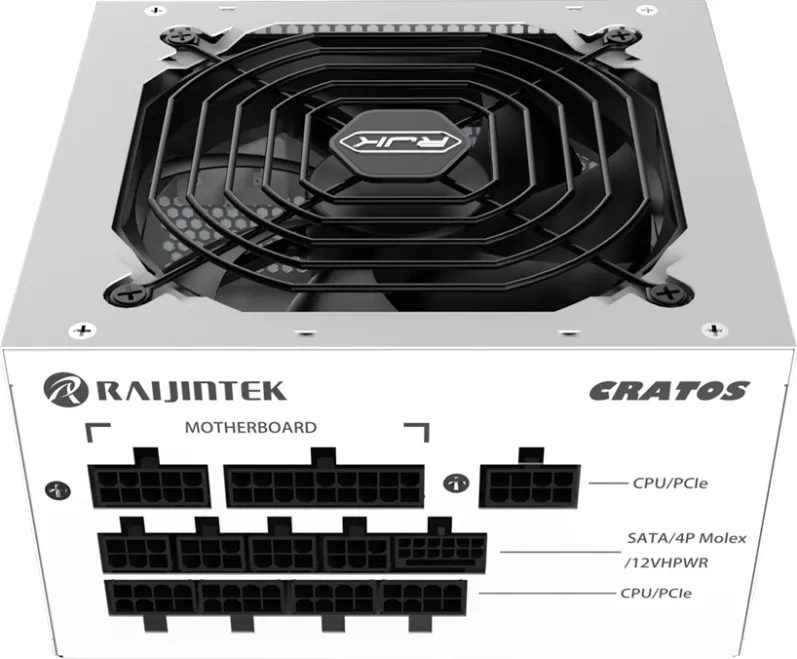 Sursa PC Raijintek Cratos 1200 White, 80+ Gold, 1200W