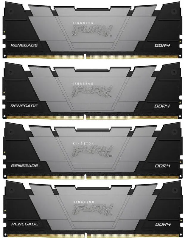 Memorie RAM Kingston FURY Renegade Black 64GB DDR4 3600MHz CL16 Quad Channel Kit