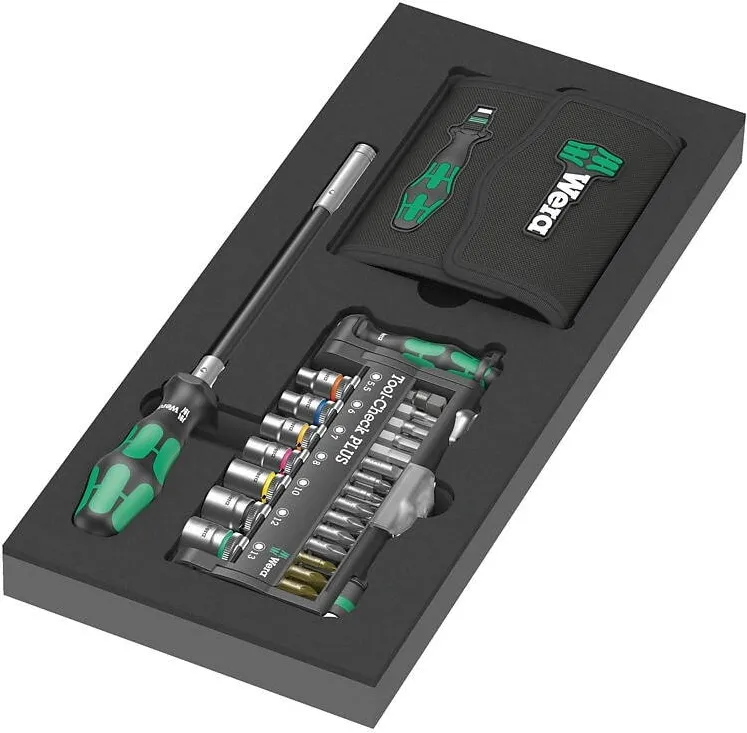 WERA Set de unelte Kraftform Kompakt si Tool-Check PLUS, 57 de piese, Wera 9750