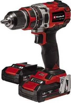 Einhell Masina de gaurit si insurubat (bormasina) cu impact pe acumulator Einhell TE-CD 18/50 Li-i BL, 18 V, tehnologie PXC, motor fara perii, 13 mm mandrina, 28.800 percutii/min, 50 Nm, 2 acumulatori, incarcator