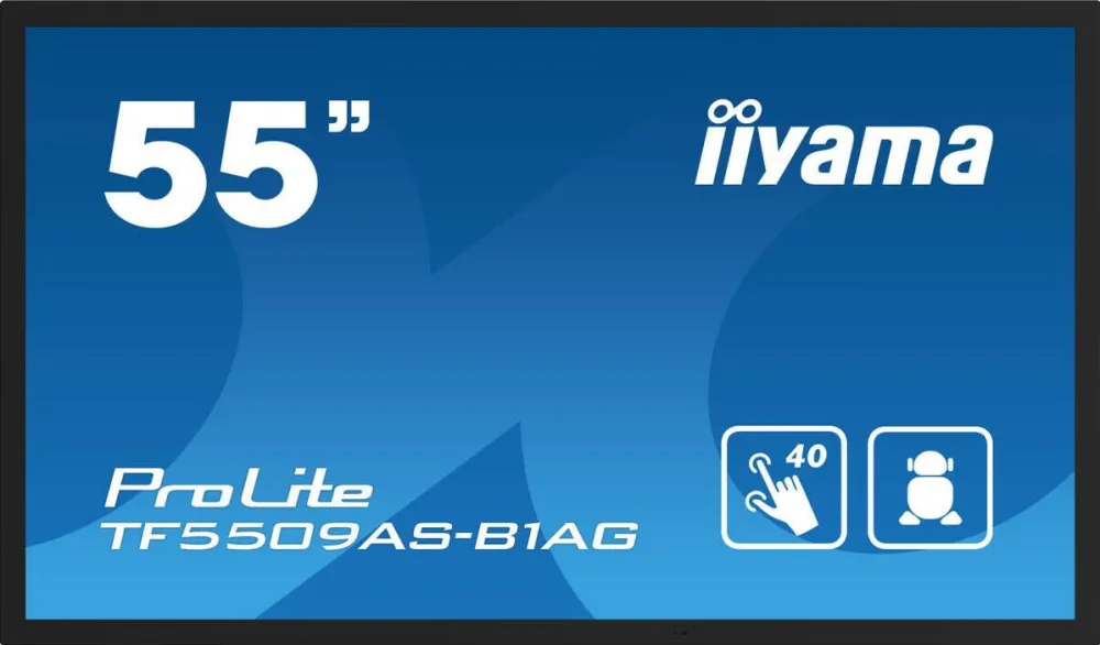 IIyama Monitor Iiyama TF5539AS-B1AG/40 Points 3840X2160 8Ms 24/7 500 Negru