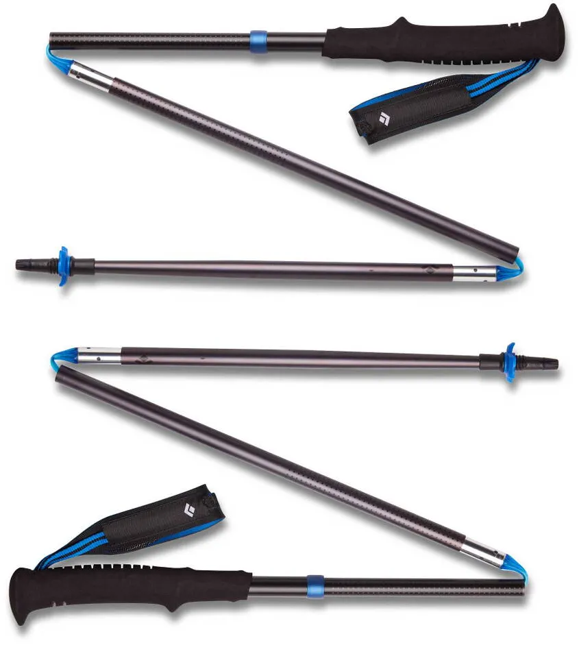 Black Diamond Distance Z Trekking poles, fitness equipment (grey, 1 pair, 120 cm)