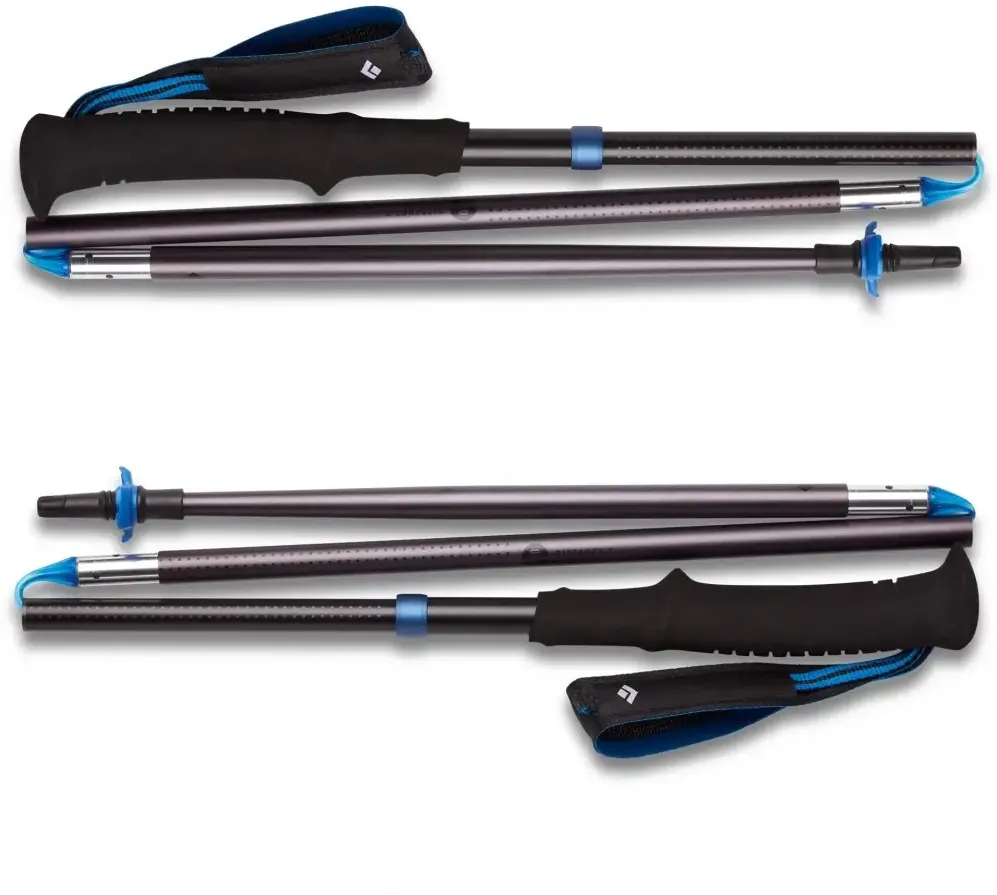 Black Diamond Distance Z Trekking poles, fitness equipment (grey, 1 pair, 130 cm)
