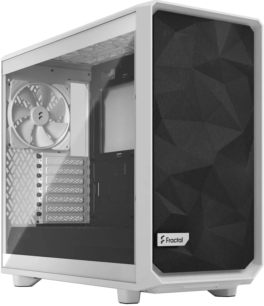 Carcasa PC Fractal Design Meshify 2 Lite alb sticla securizata