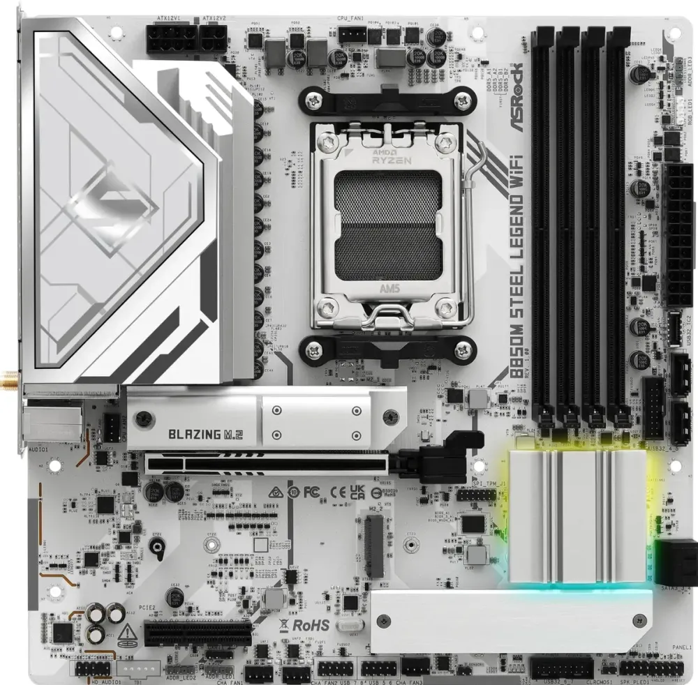 Placa de Baza ASRock B850M Steel Legend WiFi   AM5 DDR5